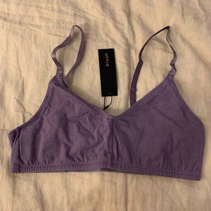 Blush Lingerie - The Cotton Bralette - L Purple Haze